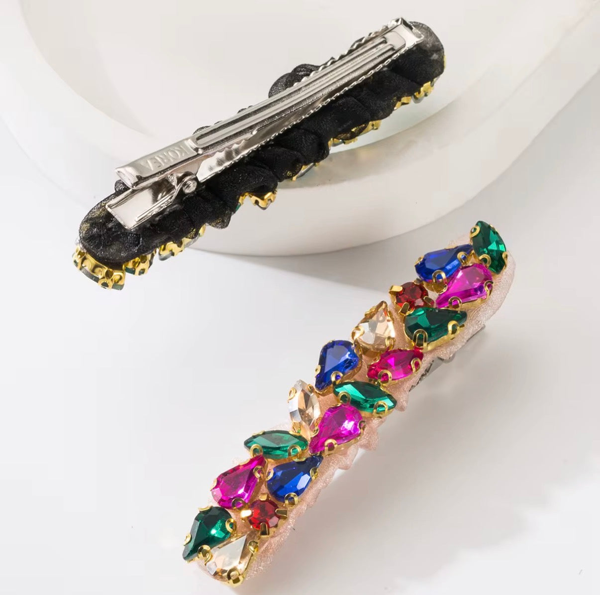 Premium Rhinestone Aligator Clutch