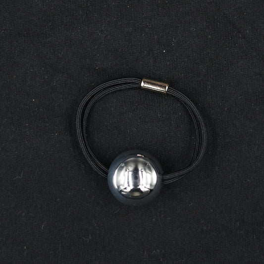 METALLIC PEARL RUBBERBAND - SILVER