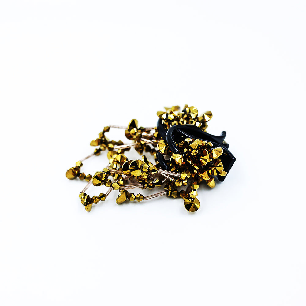 HAIR CLUTCH WITH CRYSTAL WORK