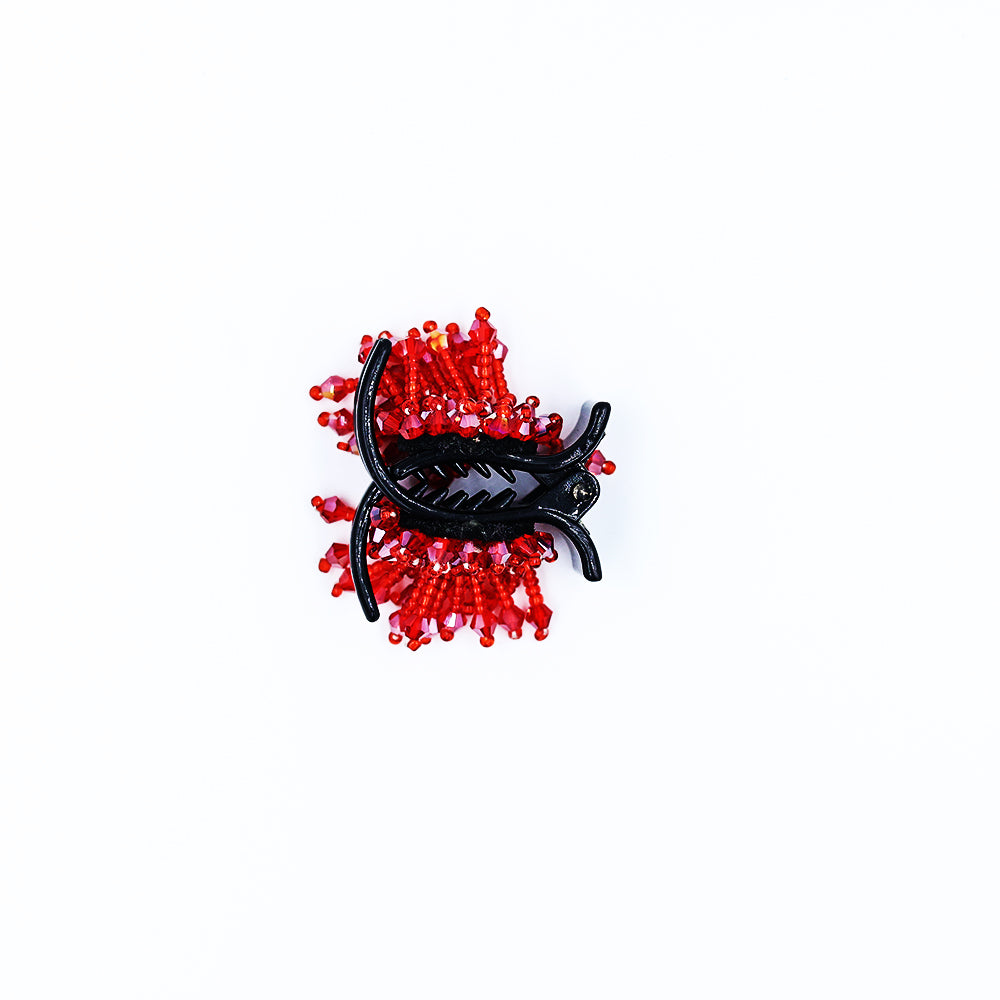 HAIR CLUTCH WITH CRYSTAL WORK