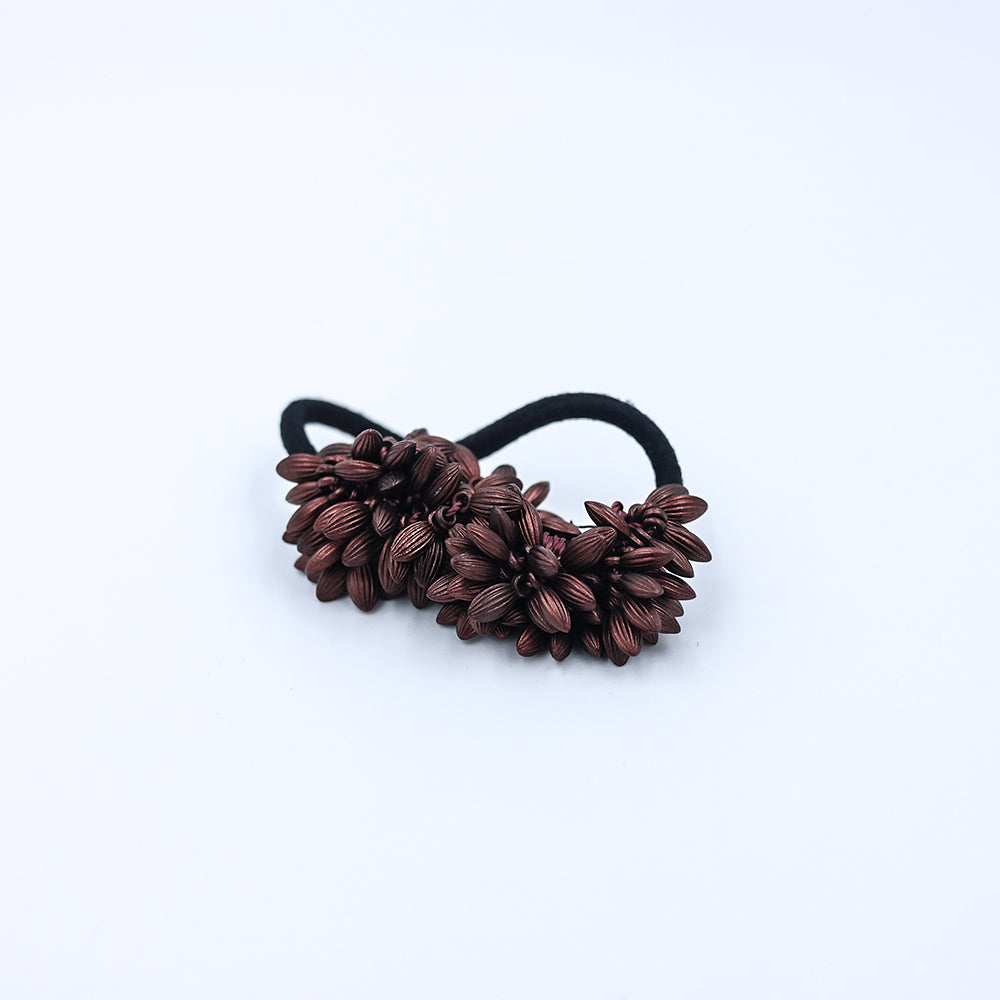 Wheat Crystal Rubberband - Maroon