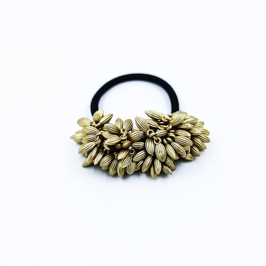 Wheat Crystal Rubberband - Gold