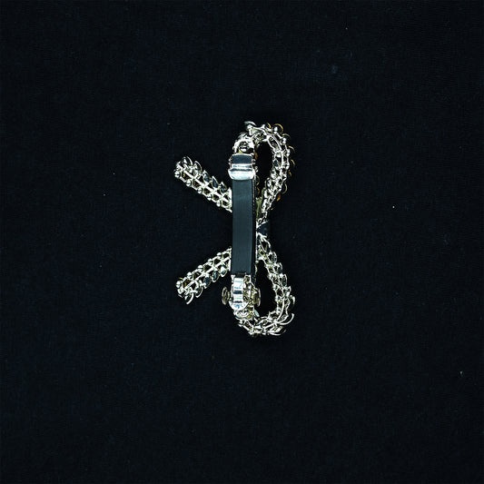 Premium Backpin With Work - Bow