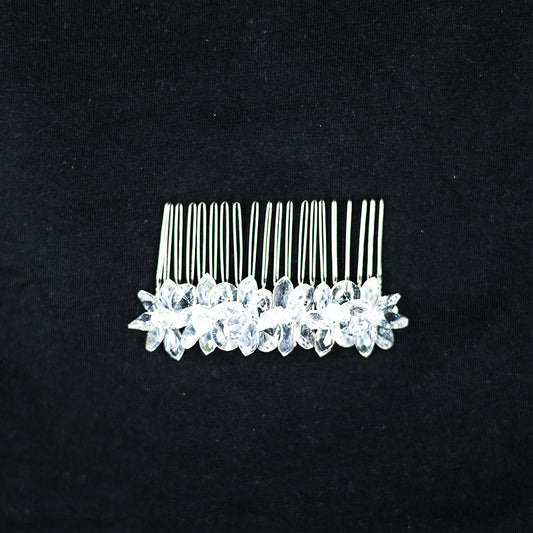 HANDMADE COMB CLIP CRYSTAL STONE WORK