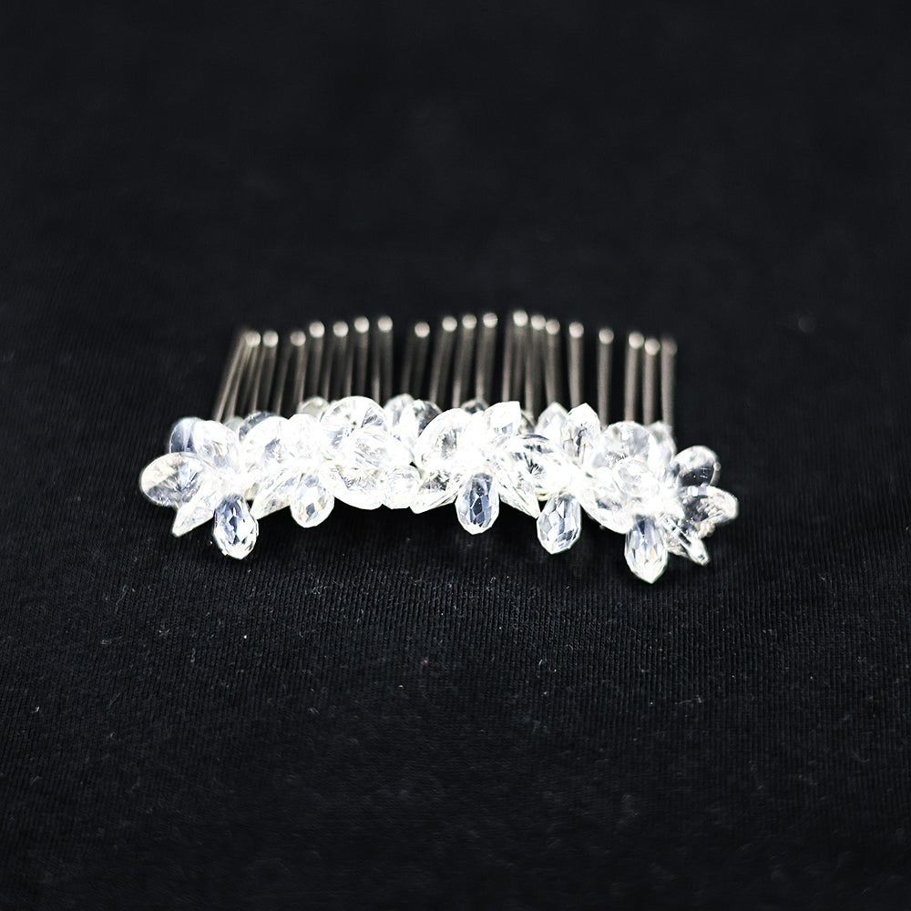 HANDMADE COMB CLIP CRYSTAL STONE WORK