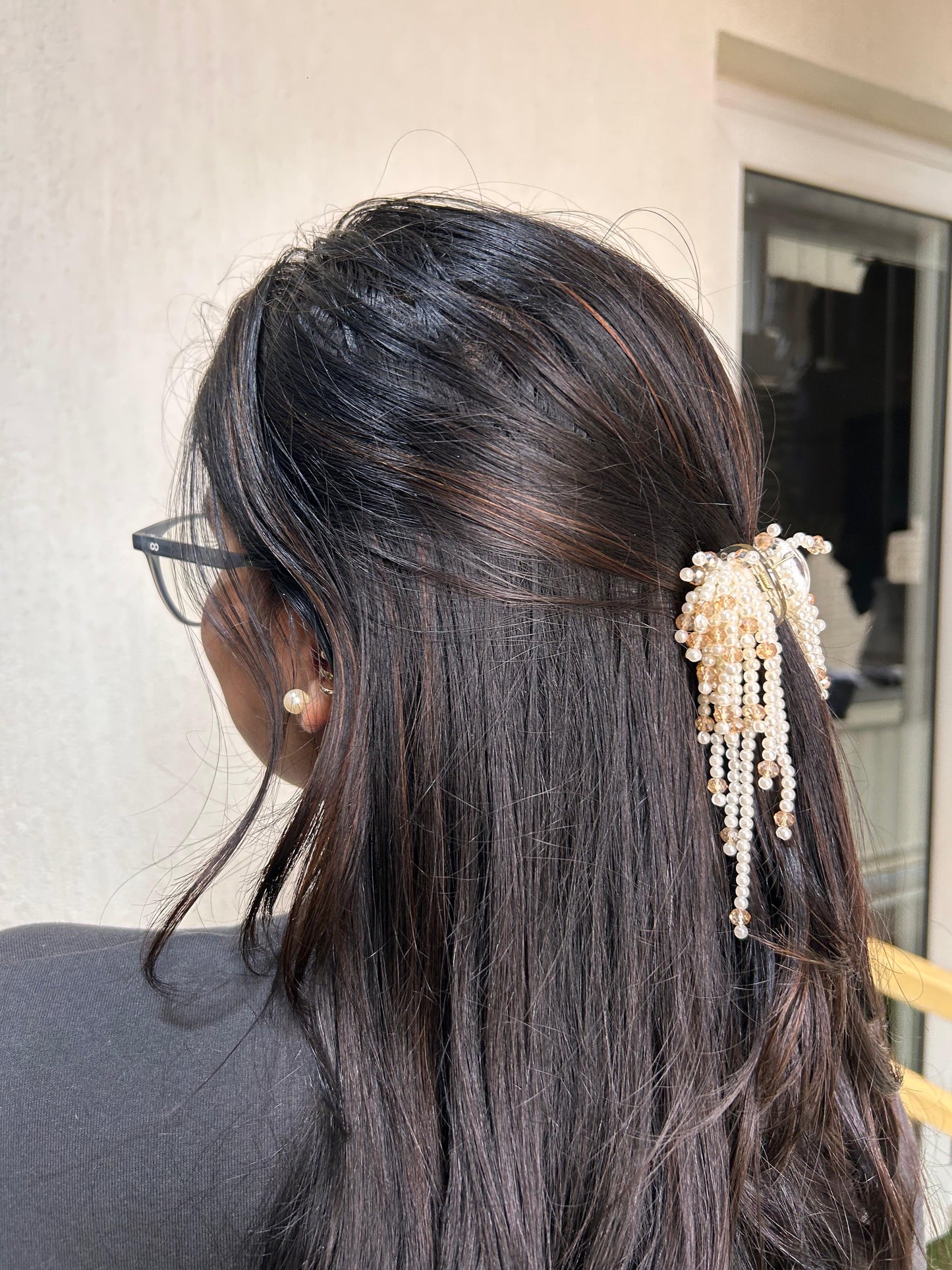 Handmade Pearl Hair Clutch - Exclusive Limited stock