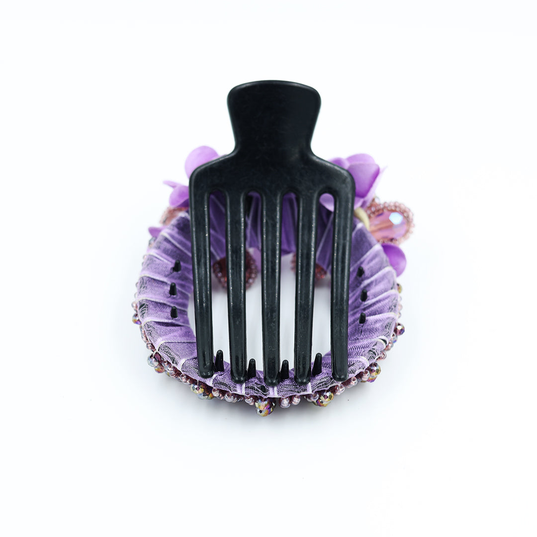 PREMIUM BUN CLIP WITH WORK / SLIDING HAIR CLUTCH