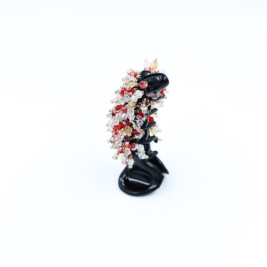 Banana Clip With Crystal Work