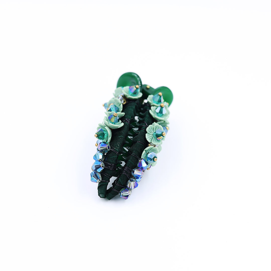 Banana Clip With Crystal Work
