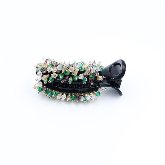 Banana Clip With Crystal Work