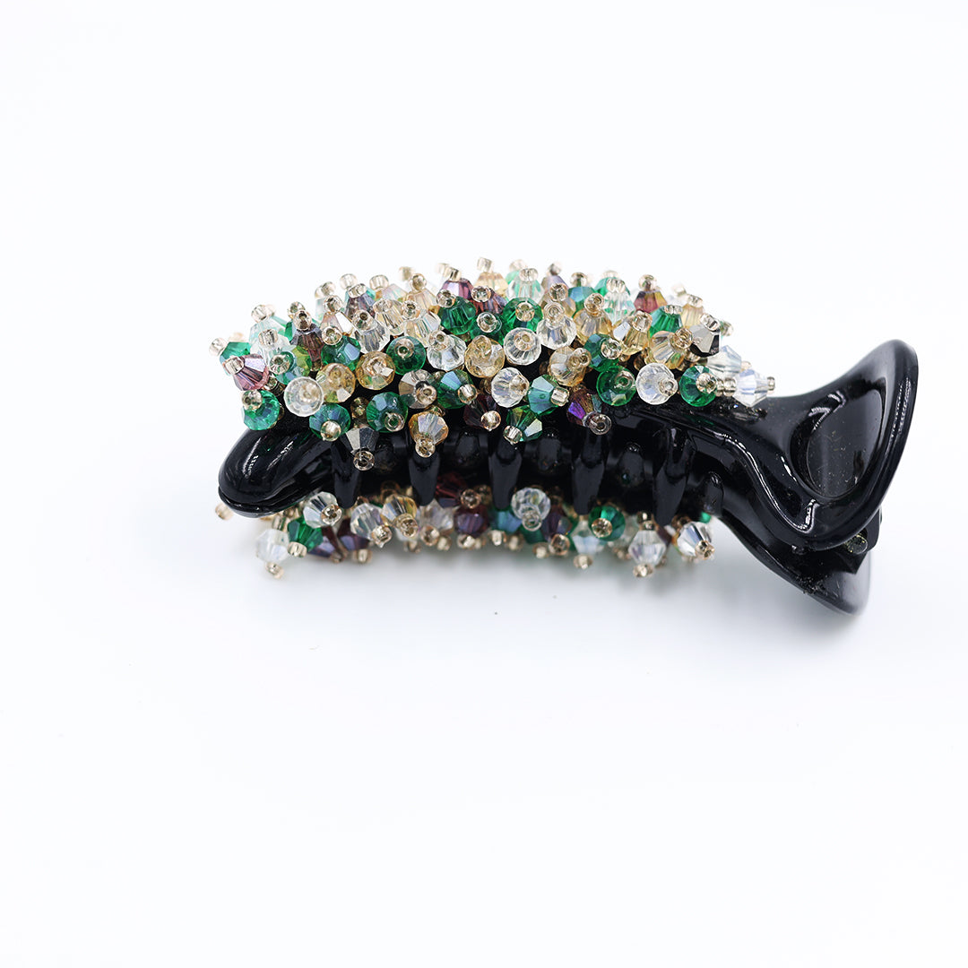Banana Clip With Crystal Work
