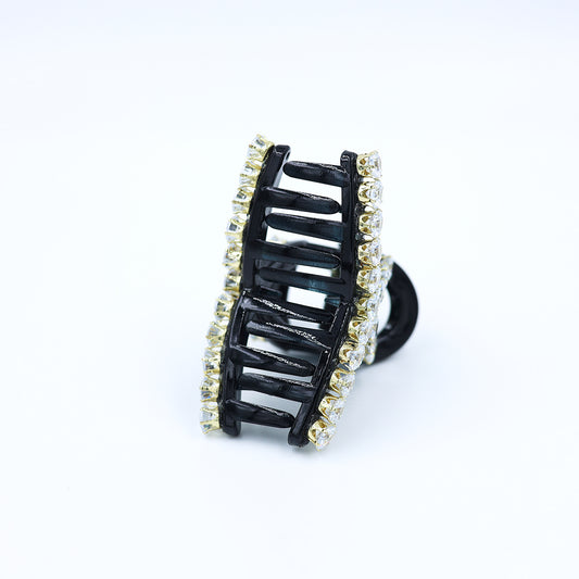 PREMIUM STONE WORK HAIR CLUTCH