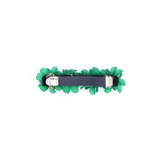 Premium Backpin - Green Floral