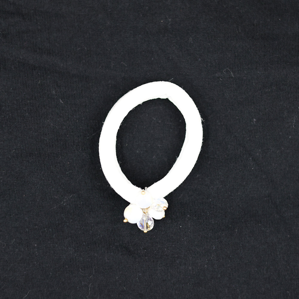 RUBBERBAND WITH WORK - WHITE