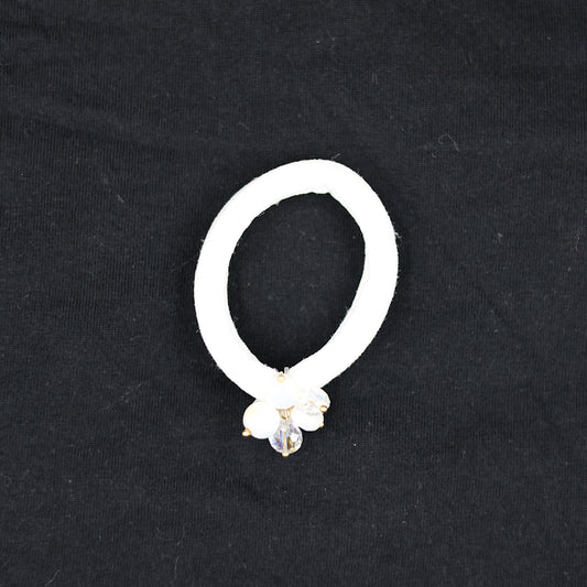 RUBBERBAND WITH WORK - WHITE