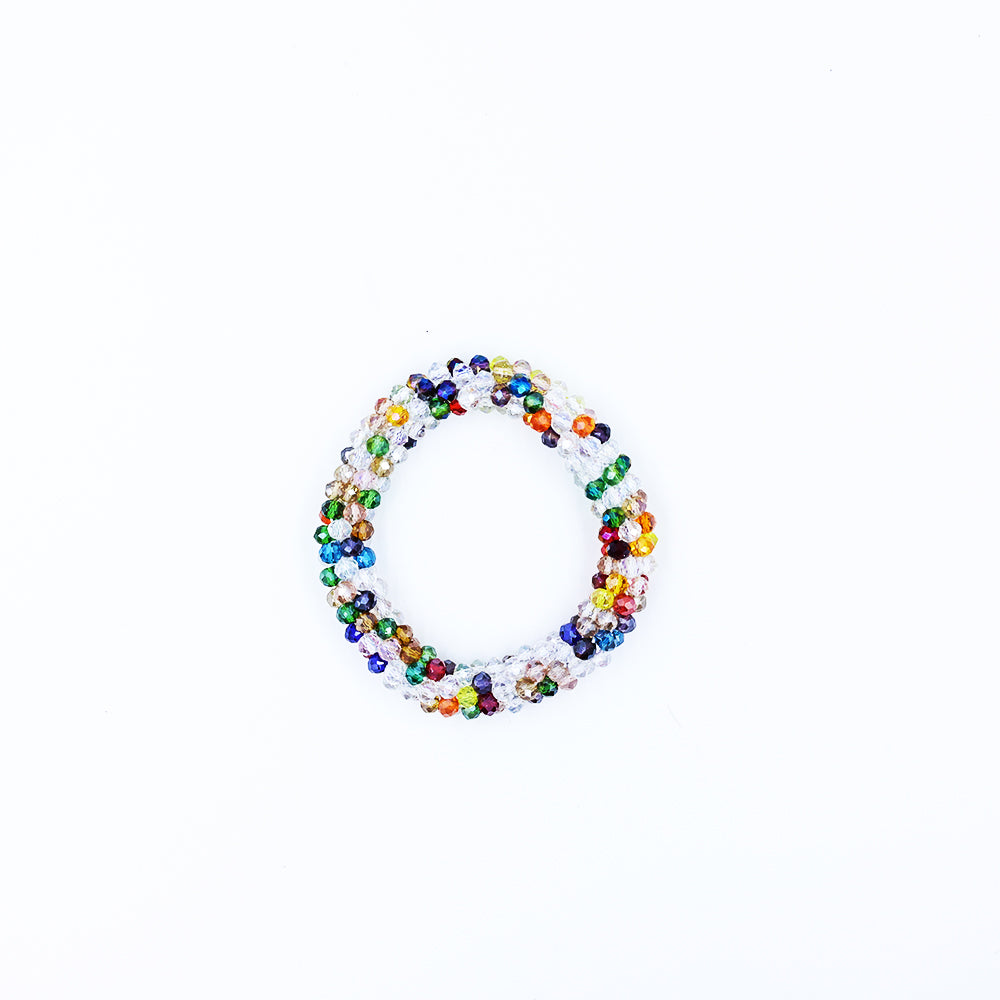 Premium Crystal Rubberband Cum Bracelet