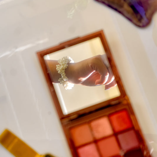 PEARL RUBBERBAND / BRACELET SET OF BIG AND SMALL