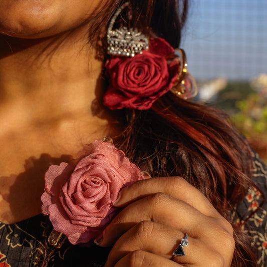 FLORAL CLUTCH - HANDMADE