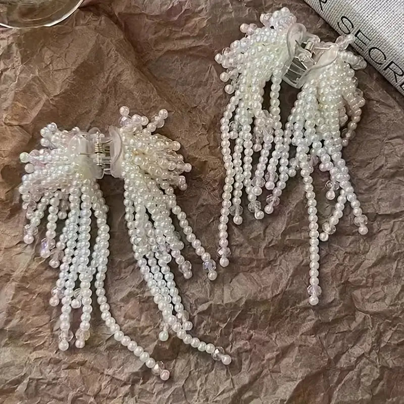 Handmade Pearl Hair Clutch - Exclusive Limited stock