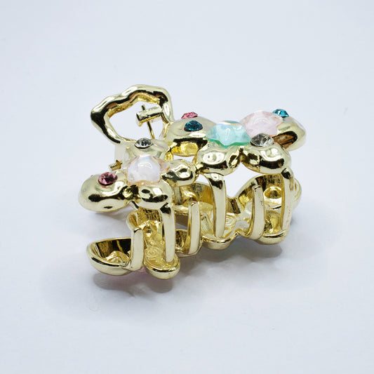 HAIR CLUTCH - METALLIC