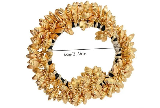 WHEAT CRYSTAL BRACELET/RUBBERBAND