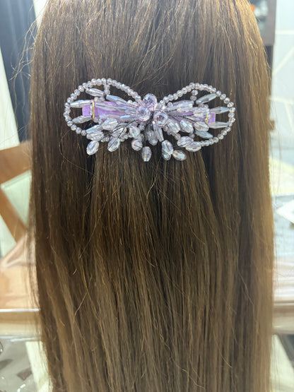 Premium Crystal Stone Work Back Pin