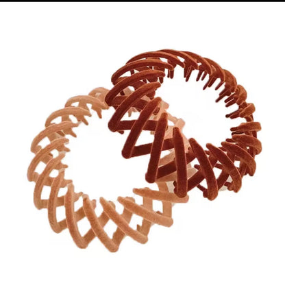 Premium Bunclip - Ponytail Holder - Velvet finish