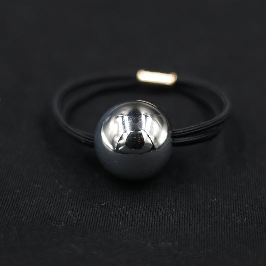 METALLIC PEARL RUBBERBAND - SILVER