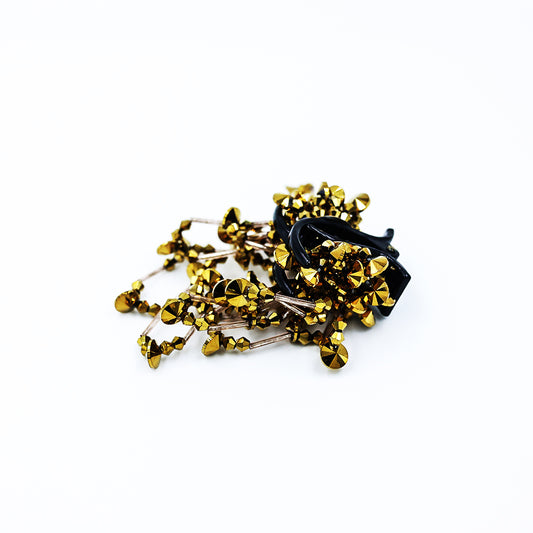 HAIR CLUTCH WITH CRYSTAL WORK