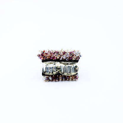 HAIR CLUTCH WITH CRYSTAL WORK