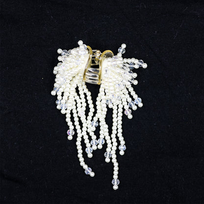 PREMIUM HAIR CLUTCH WITH HANGING PEARL