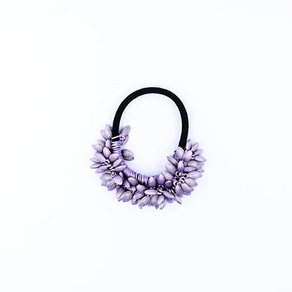 Wheat Crystal Rubberband - Lavender