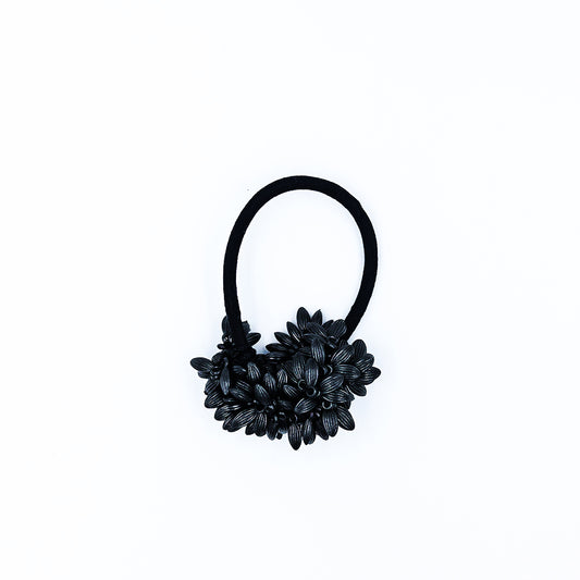 Wheat Crystal Rubberband - Black