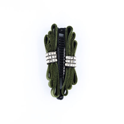 Banana Clip With Velvet and Stone Work