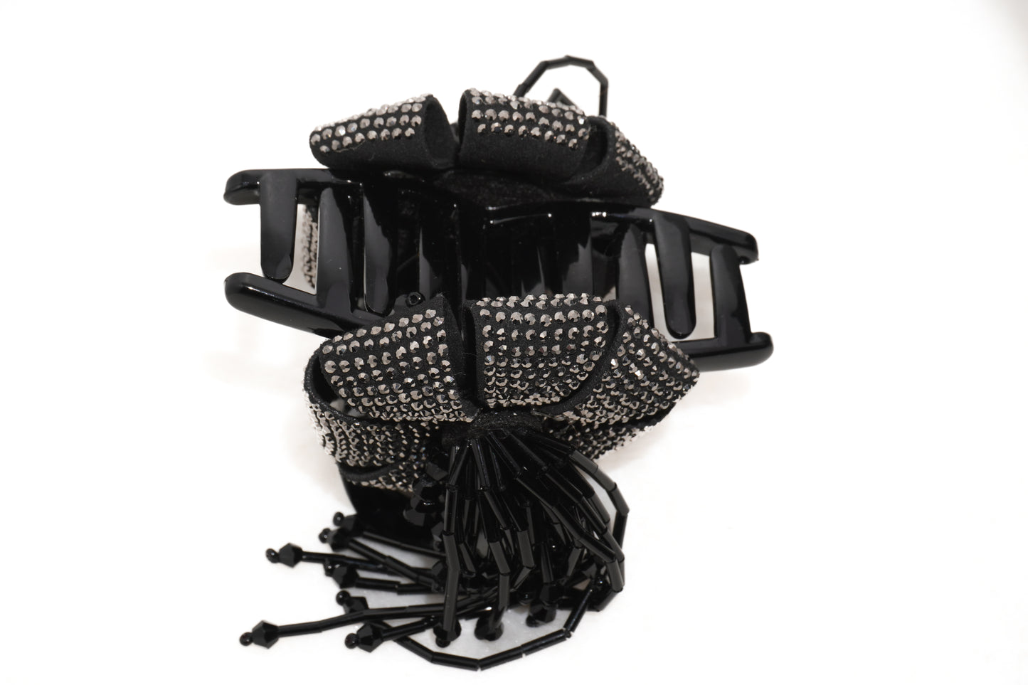 Premium Hair Clutch with Crystal Hangings