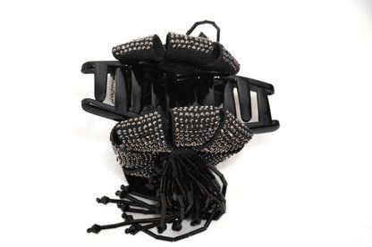 Premium Hair Clutch with Crystal Hangings