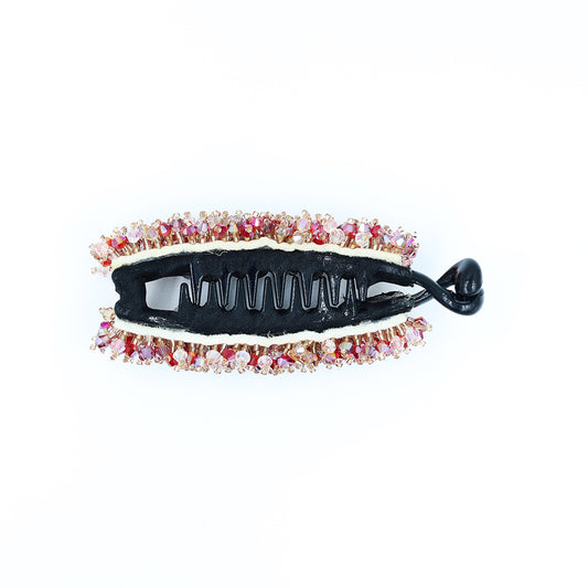 Banana Clip With Crystal Work