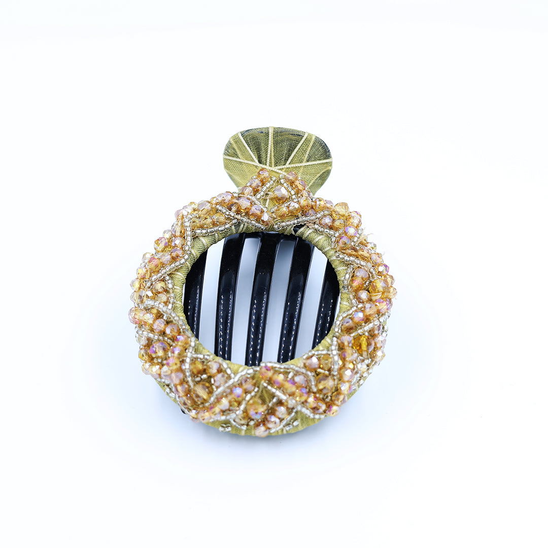 PREMIUM SLIDING HAIR CLUTCH / BUN CLIP WITH WORK