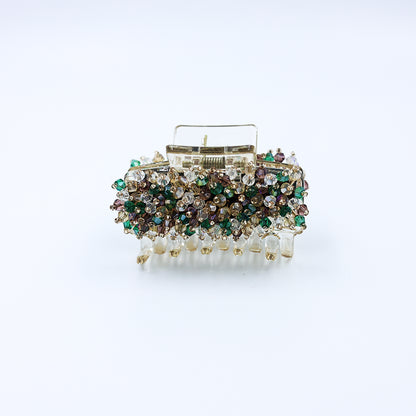 HAIR CLUTCH WITH CRYSTAL WORK