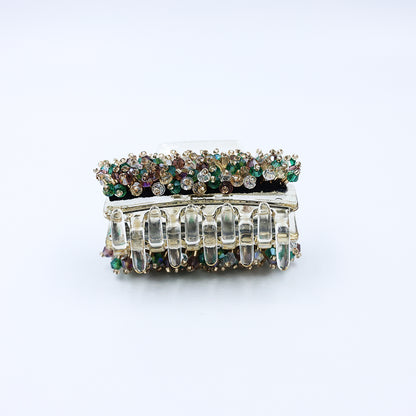 HAIR CLUTCH WITH CRYSTAL WORK