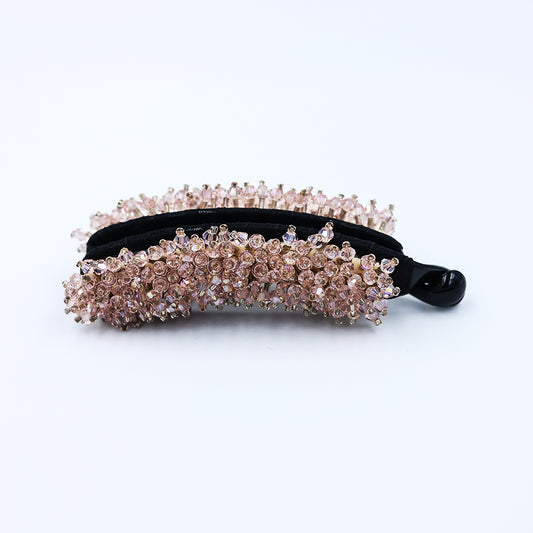 BANANA CLIP WITH  CRYSTAL WORK