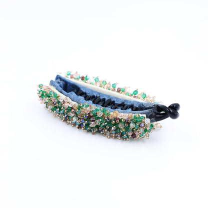 Banana Clip With Crystal Work