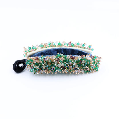 Banana Clip With Crystal Work