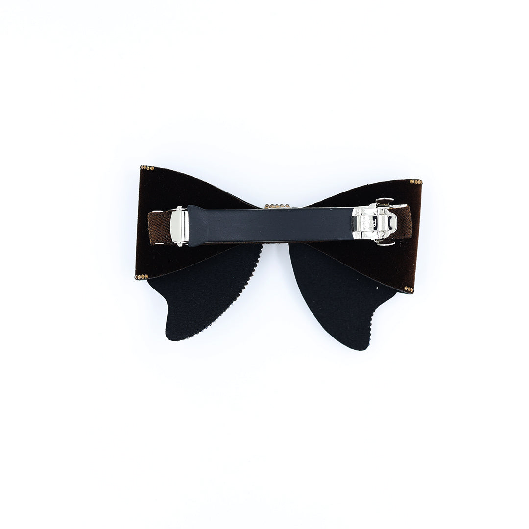 Premium Velvet Bow  Backpin