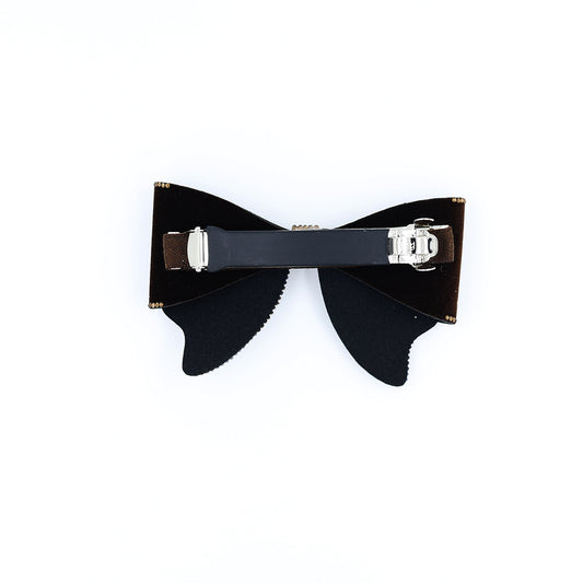 Premium Velvet Bow  Backpin