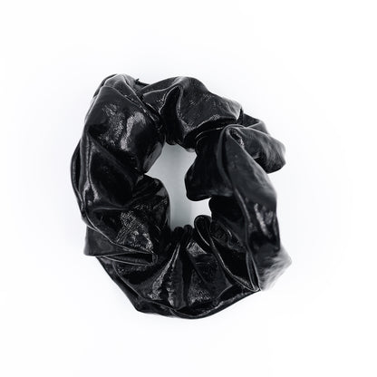 PREMIUM PEARL LEATHER FINISH SCRUNCHIE