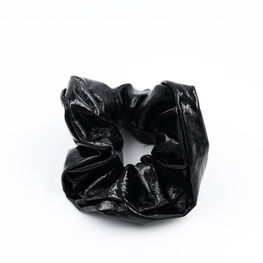 PREMIUM PEARL LEATHER FINISH SCRUNCHIE