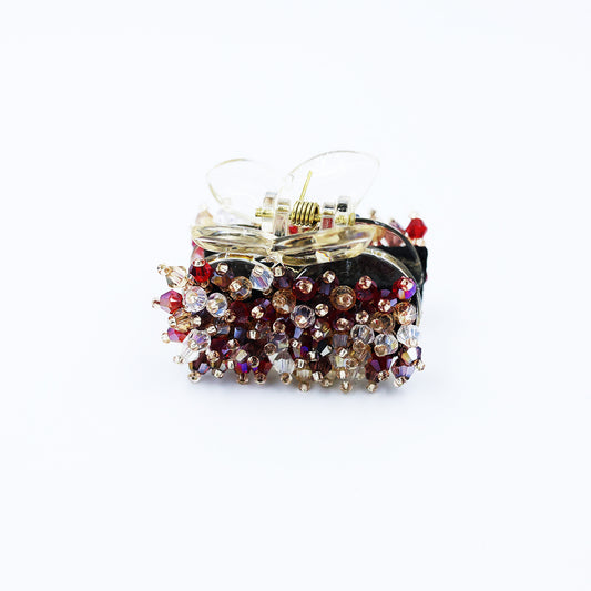 HAIR CLUTCH WITH CRYSTAL WORK
