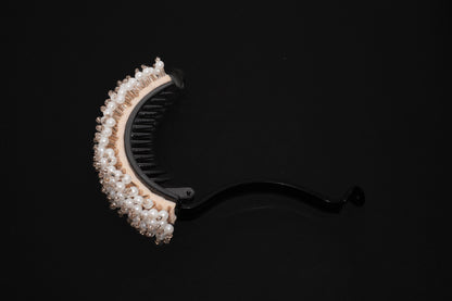 BANANA CLIP WITH PEARL WORK