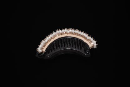 BANANA CLIP WITH PEARL WORK
